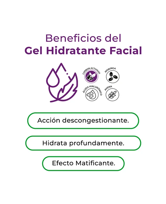 Gel Hidratante Facial - 50 ml - Imagen 3